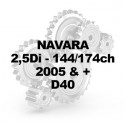 NAVARA D40 2,5Di 171ch 174ch 2005-2010